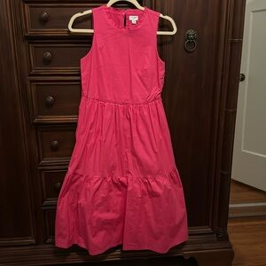 Pink tiered dress